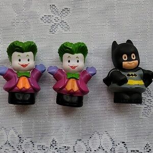 Fisher Price Little People 2 Jokers & 1 Batman Set